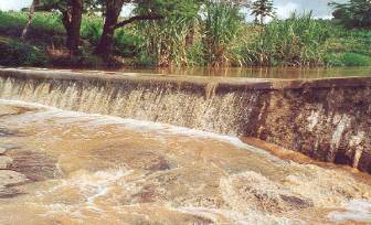Sand dam in eastern Kenya Mwingi